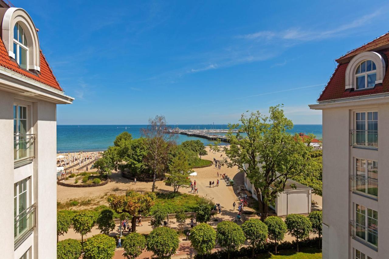 Sheraton Sopot Hotel Dış mekan fotoğraf View of the Baltic Sea from the Grand Hotel