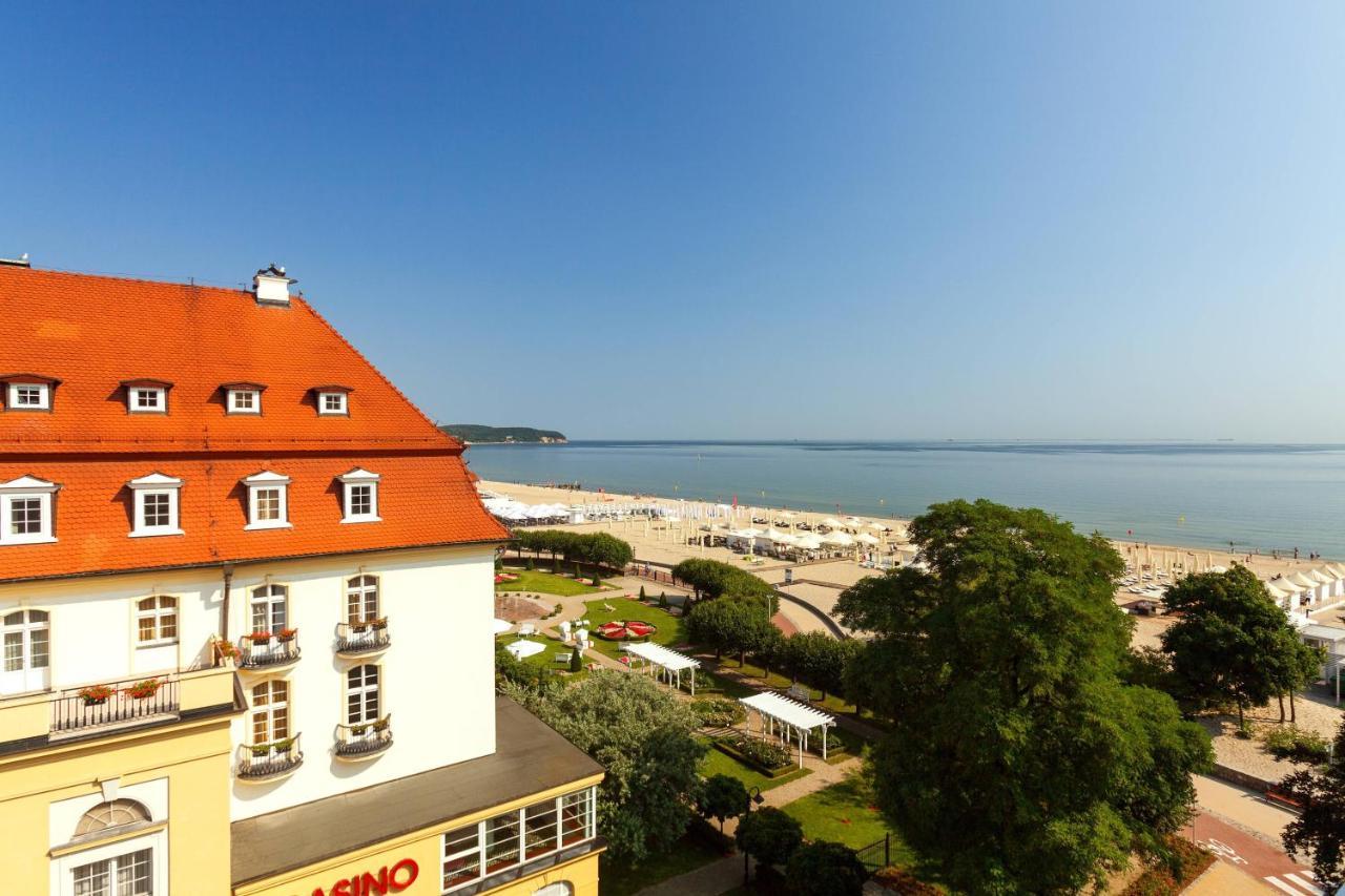 Sheraton Sopot Hotel Dış mekan fotoğraf View of the Baltic Sea from the hotel